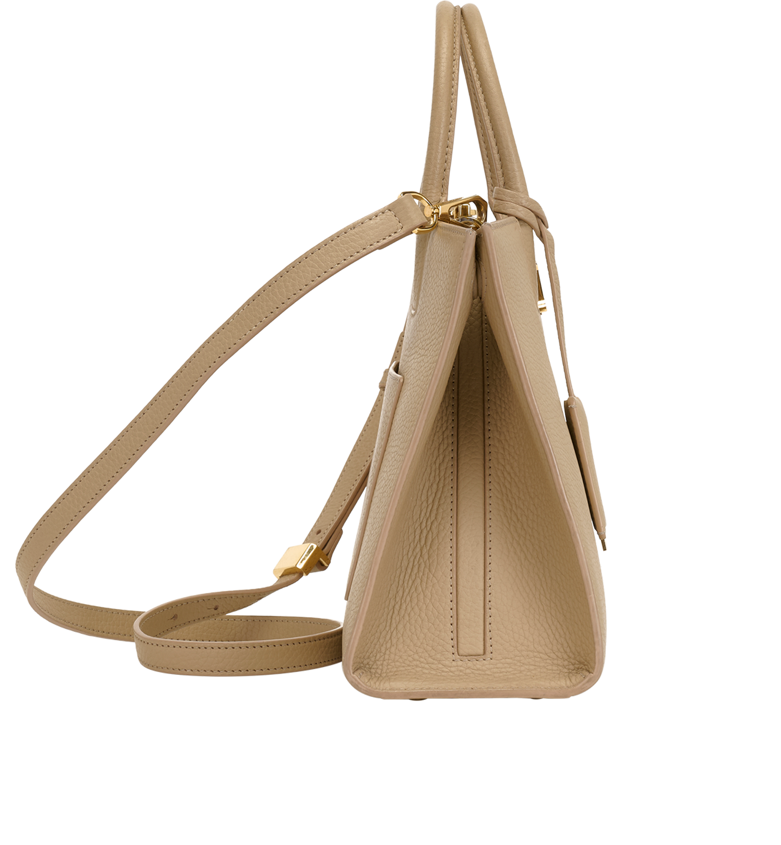 Mini Frances, &pound;550, Handbags, Beige, Leather, Side view